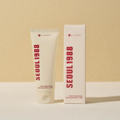 Фото Крем для обличчя K-SECRET Seoul 1988 Cream: Snail Mucin 93% + Rice, 100 мл Seoul 1988 Cream