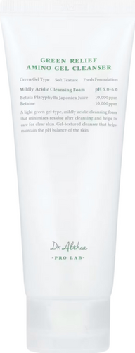 Фото Очищающая гелевая пенка для умывания Dr. Althea Pro Lab Green Relief Amino Gel Cleanser с аминокислотами, 100 мл Relief Amino Gel Cleanser