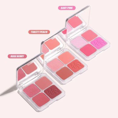 Палетка румян Huda Beauty Blush Filter Blurring Blushlighters Palette Toasty Peach 7,5 г