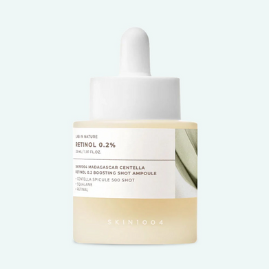 Фото Сыворотка для упругости кожи SKIN1004 Madagascar Centella Retinol 0.2 Boosting Shot Ampoule, 30 мл Madagascar Centella Retinol