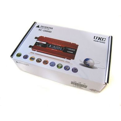 Фото Інвертор UKC 1000W AC/DC KC-1000D з дисплеєм 10001