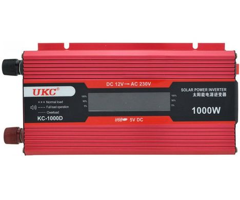 Фото Инвертор  UKC 1000W AC/DC KC-1000D с дисплеем  10001