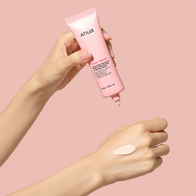 Фото Тональный крем с SPF50+ Anua UV Protection Peach + Niacin 01 50 мл Anua UV