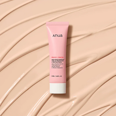 Фото Тональный крем с SPF50+ Anua UV Protection Peach + Niacin 01 50 мл Anua UV