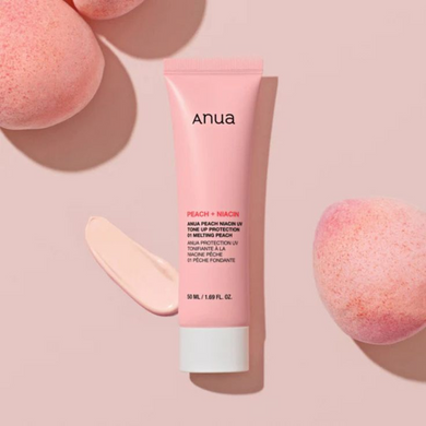 Фото Тональный крем с SPF50+ Anua UV Protection Peach + Niacin 01 50 мл Anua UV