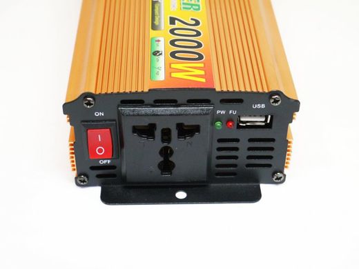 Фото Инвертор автомобильный 2000W AC/DC AR 12v SSK 200022