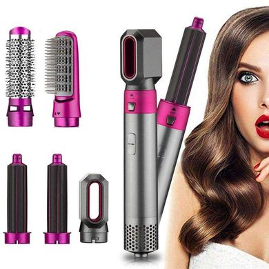 Фото Стайлер для волосся з насадками 5 у 1 мультистайлер Hot Air Styler Styler