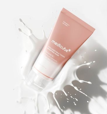 Фото Маска для лица с коллагеном Medicube Collagen Milk Toning Wrapping Mask 75 ml Milk Toning