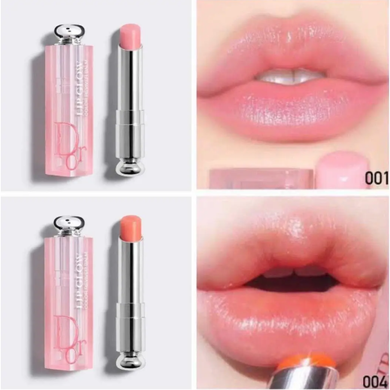 Фото Набір бальзамів для губ Dior Addict Duo Lip Color Reviver Balm 001 Pink 004 Coral Reviver Duo