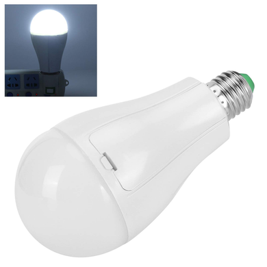 Фото Лампочка на двох акумуляторах 18650 LED 20W E27 з аварійним режимом Lamp 20W