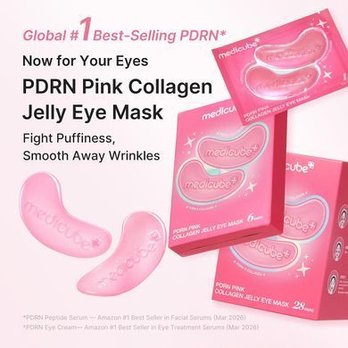 Гелевые патчи под глаза Medicube PDRN Pink Collagen Jelly Eye Mask 6 пар