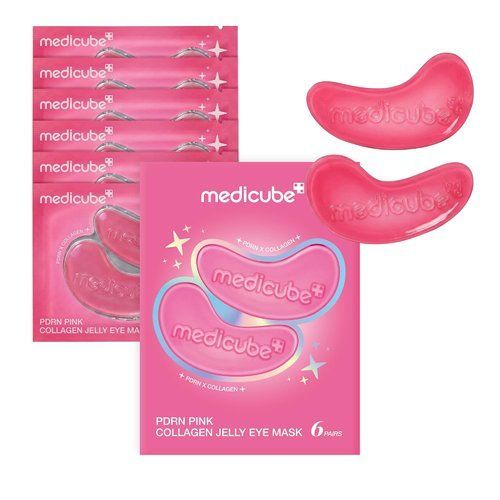 Гелевые патчи под глаза Medicube PDRN Pink Collagen Jelly Eye Mask 6 пар