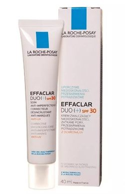 Фото La Roche-Posay Effaclar Duo (+) SPF30 коригувальний крем гель для проблемної шкіри 40 мл Duo(+) SPF30