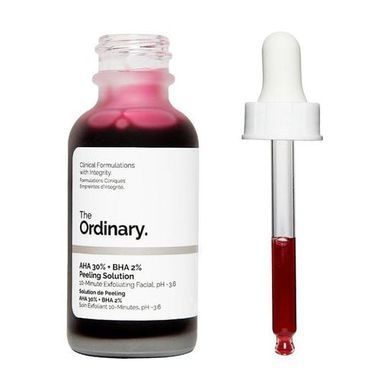 Фото Кислотный пилинг The Ordinary AHA 30% BHA 2% Peeling Solution 30 мл Peeling Solution