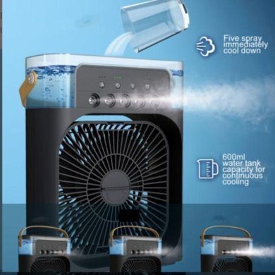 Фото Вентилятор портативний настільний ароматизатор Air Cooler Fan Cooler black