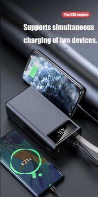 Фото Портативная зарядка для телефона Power Bank 50000 mAh павер банк P50 150000