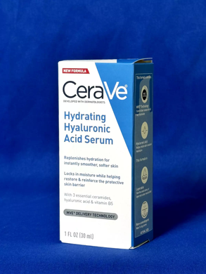 Фото Сыворотка с гиалуроновой кислотой для глубокого увлажнения кожи CeraVe Hyaluronic Acid Serum 30 мл Hyaluronic Acid