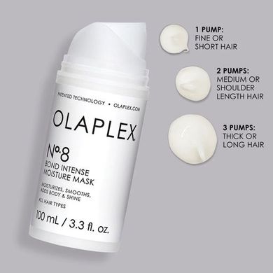 Фото Маска для волосся Olaplex No 8 Bond Intense Moisture Mask, що відновлює та зволожує 100 мл No 8