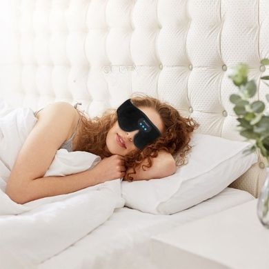 Фото Маска для сну та відпочинку 3D Wireless Music eye mask bluetooth гарнітура Маска з навушниками eye mask