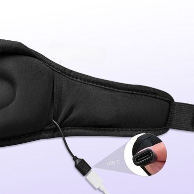 Фото Маска для сну та відпочинку 3D Wireless Music eye mask bluetooth гарнітура Маска з навушниками eye mask