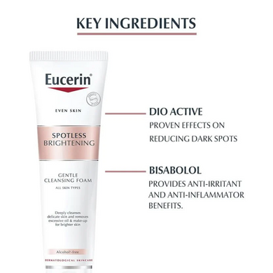 Фото Очищувальна пінка Eucerin Spotless Brightening, 150 г Spotless