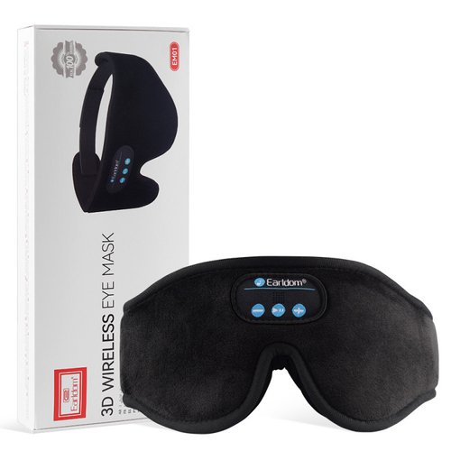 Фото Маска для сну та відпочинку 3D Wireless Music eye mask bluetooth гарнітура Маска з навушниками eye mask