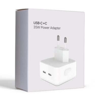 Фото Адаптер живлення 35W Dual USB-C Power Adapter 233222