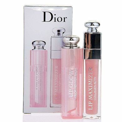 Фото Набор бальзам и блеск для губ Dior Addict Lip Maximizer Lip Glow Travel Collection Max Travel Collection Max