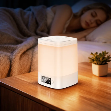 Фото Ночник с часами Hoco HX15 Portable Night Light With Clock HX15
