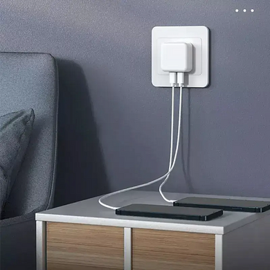 Фото Адаптер живлення 35W Dual USB-C Power Adapter 233222