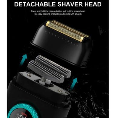 Фото Электробритва шейвер VGR V-378 Professional Barber с LED-дисплеем черный VGR V-378