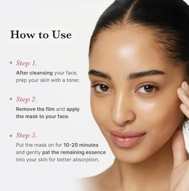 Фото Маска для обличчя тканинна Medicube PDRN Pink Vita Coating Mask Coating Mask 10 шт