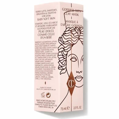 Очищувальна маска для обличчя з глиною Charlotte Tilbury Goddess Skin Clay Mask 75 мл