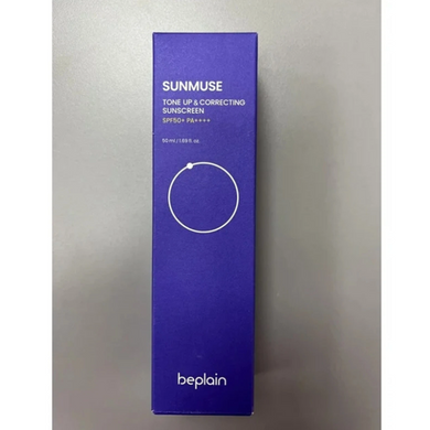 Фото Сонцезахисний крем Beplain Sunmuse Tone Up & Correcting Sunscreen PA++++, 50 мл Sunmuse Tone Up & Correcting