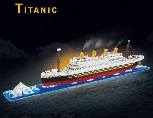 Фото Конструктор Титаник 56 см Titanic 1850 деталей 1850 деталей