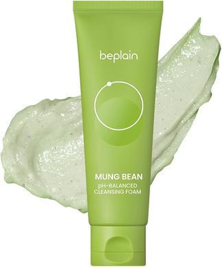 Фото Очищающая пена для умывания Beplain Mung Bean pH-Balanced Cleansing Foam 80ml Beplain80