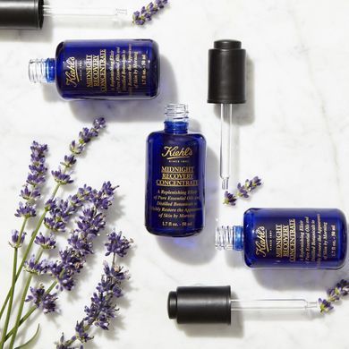 Фото Нічна відновлювальна сироватка-концентрат для шкіри обличчя Kiehl's Midnight Recovery Concentrate 30 мл Recovery Concentrate