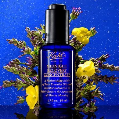 Фото Нічна відновлювальна сироватка-концентрат для шкіри обличчя Kiehl's Midnight Recovery Concentrate 30 мл Recovery Concentrate