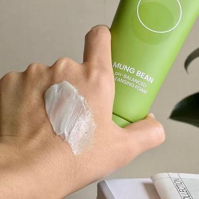 Фото Очищающая пена для умывания Beplain Mung Bean pH-Balanced Cleansing Foam 80ml Beplain80