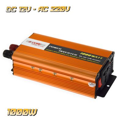 Фото Перетворювач напруги інвертор SC 1000W 12-220V 5 Core 7892022