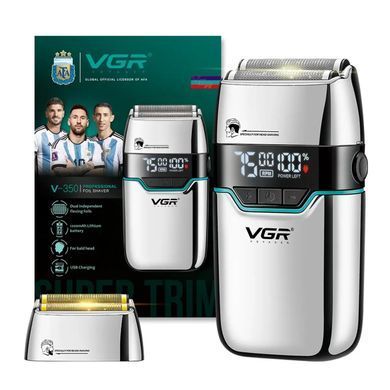 Фото Шейвер VGR V-350 Silver Professional Foil Shaver с LED-дисплеем V-350 Silver